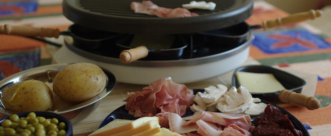 Darf bei keinem Fest fehlen - leckeres Raclette