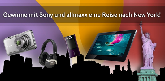 Sony und allmaxx Gewinnspiel