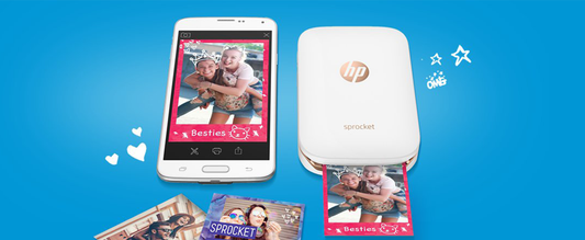 HP Sprocket Fotodrucker testen und HP Spectre Bluetooth Maus erhalten