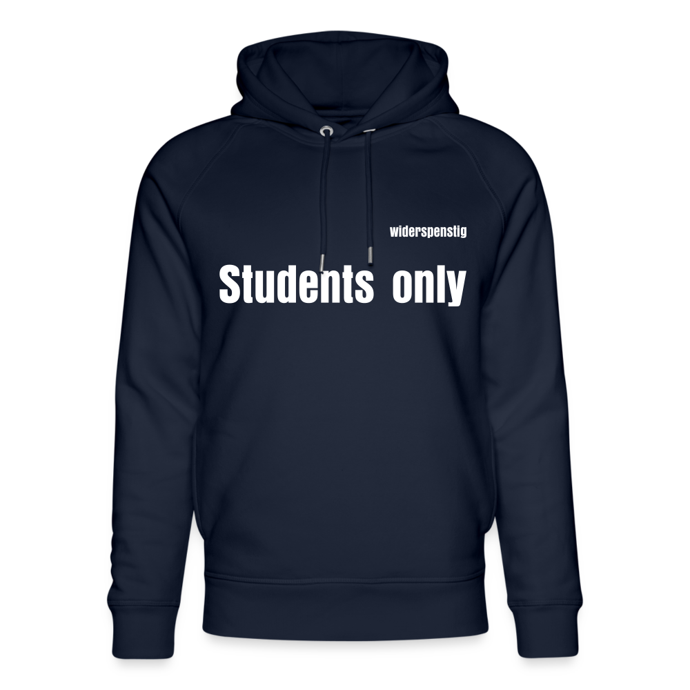 Männer Bio-Hoodie Navy Blue "widerspenstig" - Navy