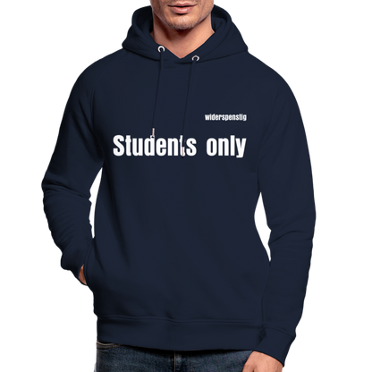 Männer Bio-Hoodie Navy Blue "widerspenstig" - Navy